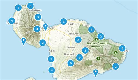 best hikes in maui for family|map of maui hiking trails.